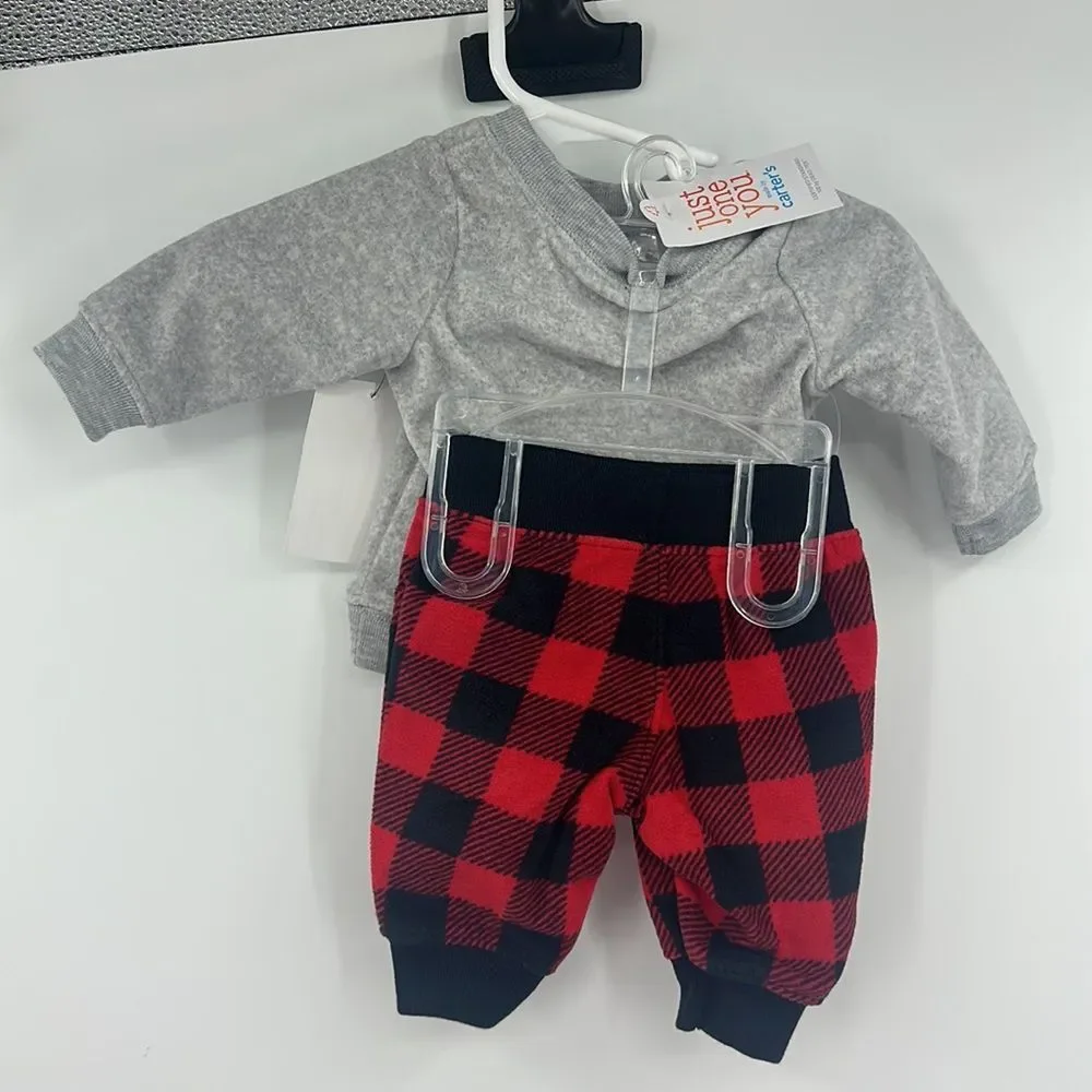 Just One You by CARTERS NWT‎ Santa 2 ok Bundle Sz Newborn